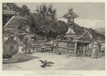 Ishiyama, aan de Oevers van de Seta Rivier